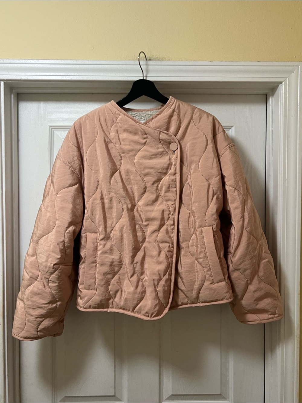 A.L.C. Quilted Light Pink Puffer Jacket